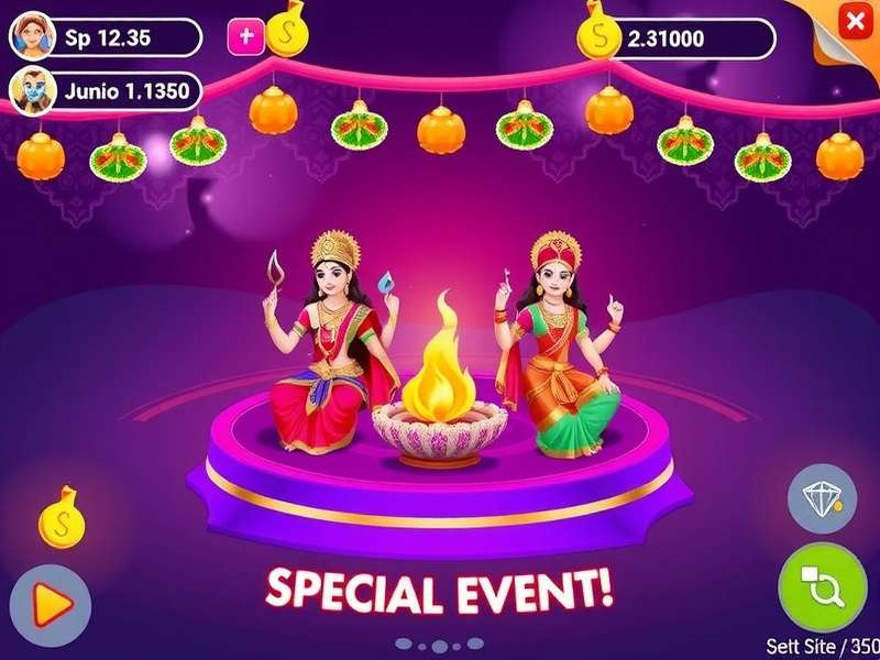 Celebrate Navratri with vibrant gameplay Navratri Nights Game Screenshot